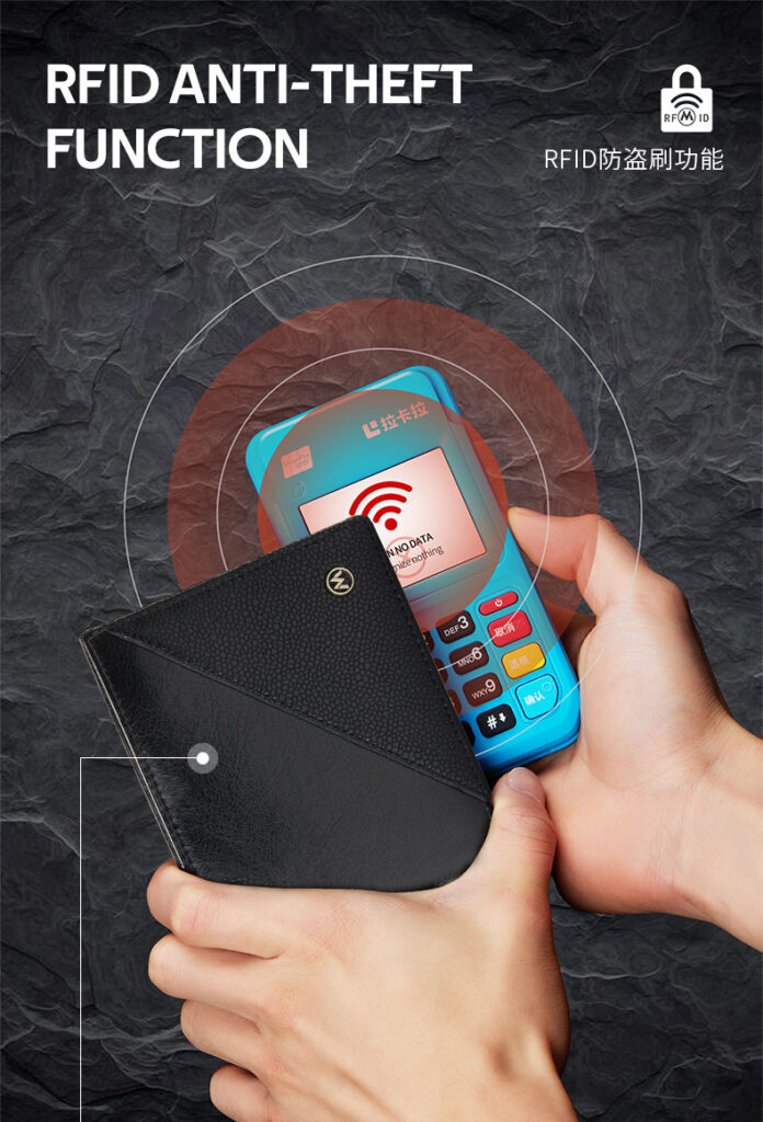 RFID Protected Mandu Branded Premium Leather Wallet with Gift Box