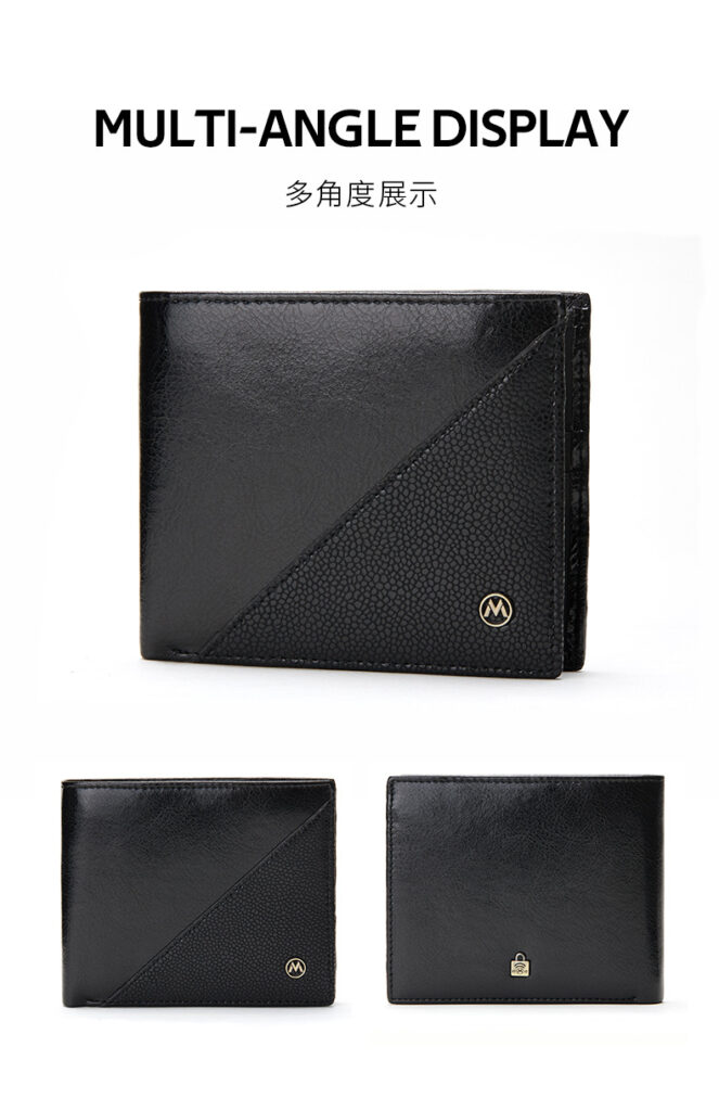RFID Protected Mandu Branded Premium Leather Wallet with Gift Box