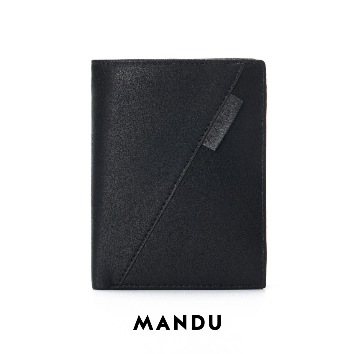 Mandu Branded Premium Quality Original Leather Vertical Wallet