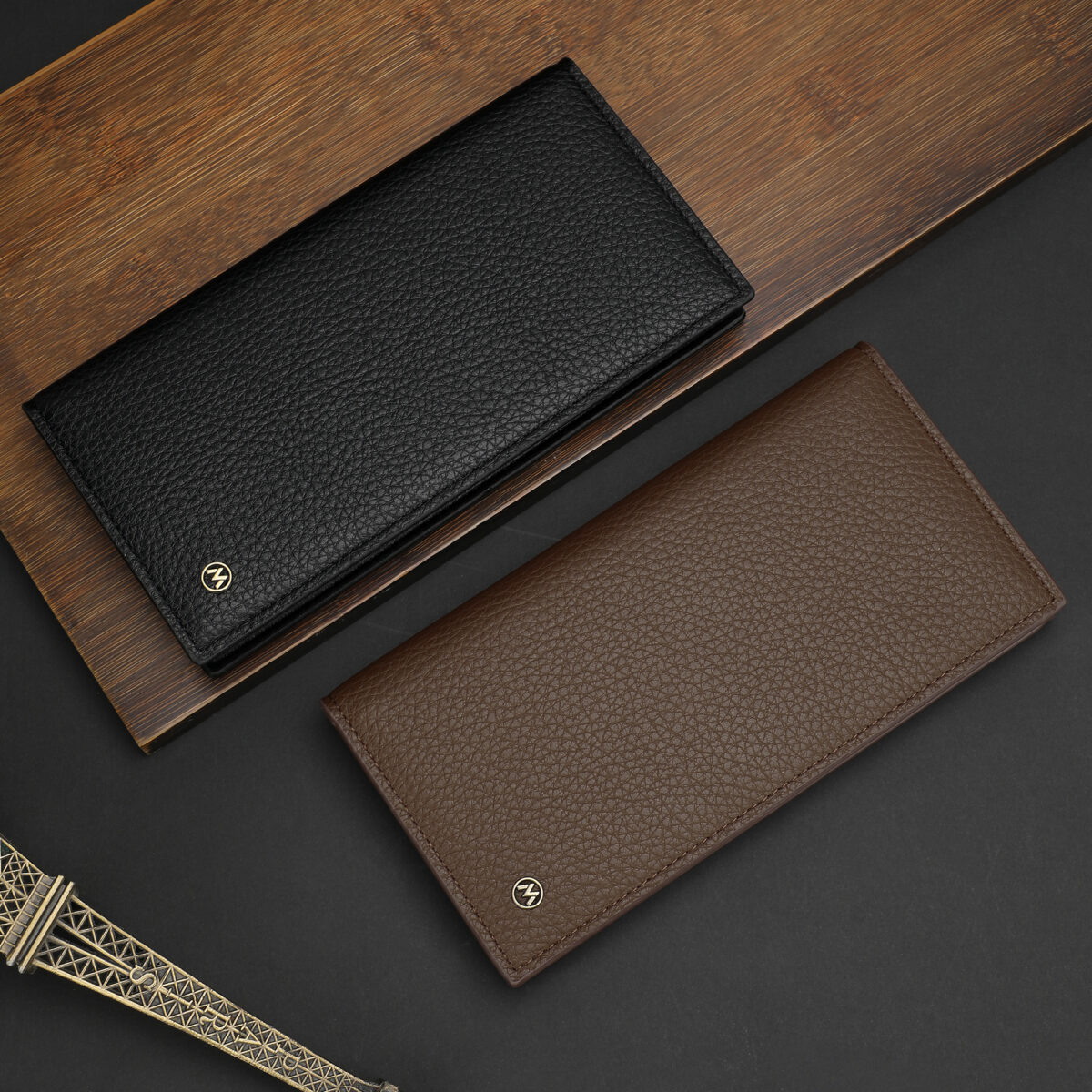 RFID Protected Mandu Branded Long Wallet with Branded Gift Box