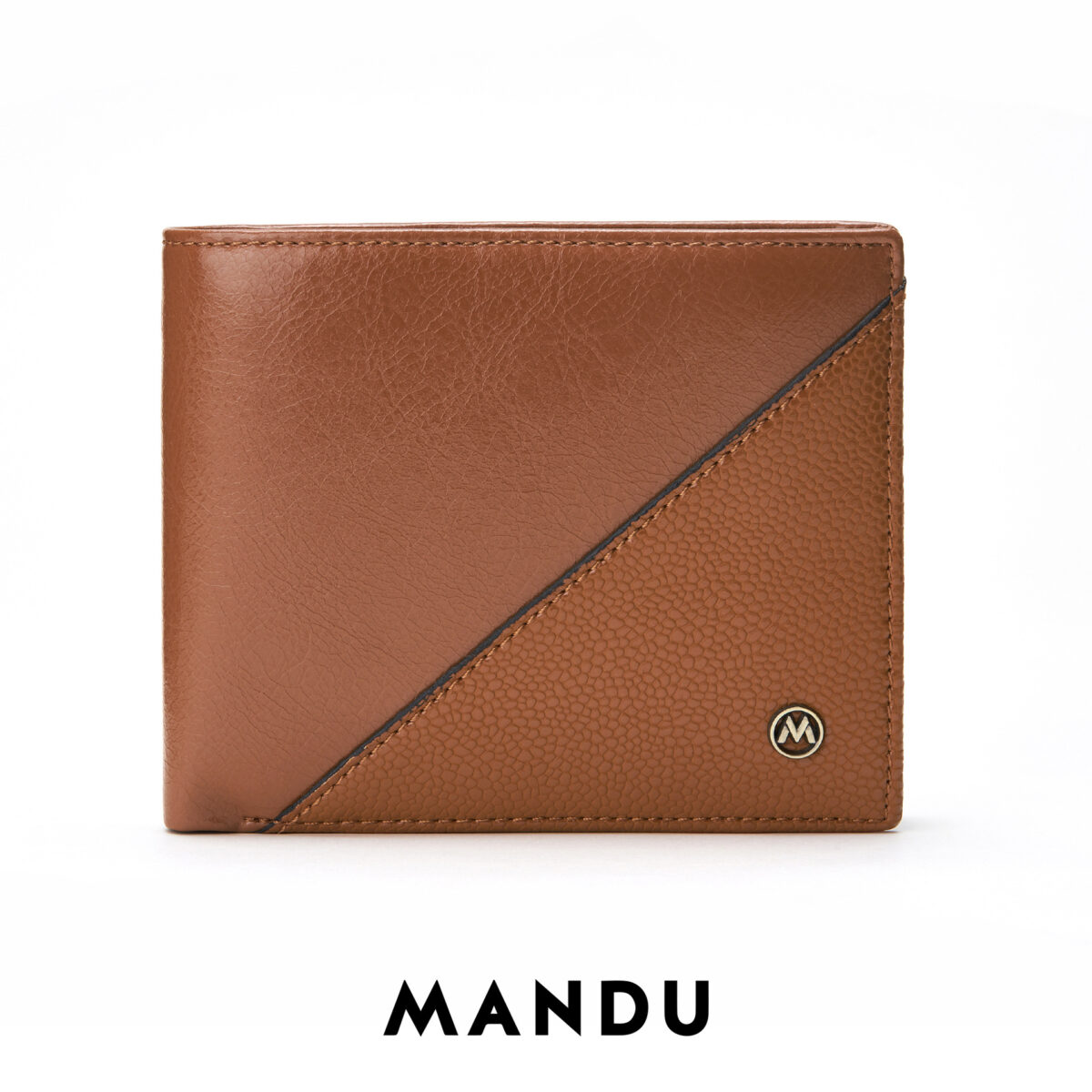 RFID Protected Mandu Branded Premium Leather Wallet with Gift Box